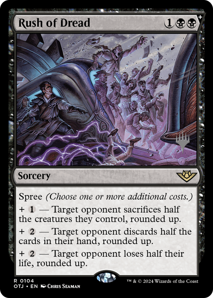 Rush of Dread (104) Foil - Outlaws of Thunder Junction Promos