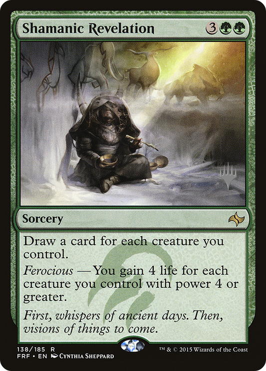 Shamanic Revelation (138) Foil - Fate Reforged Promos
