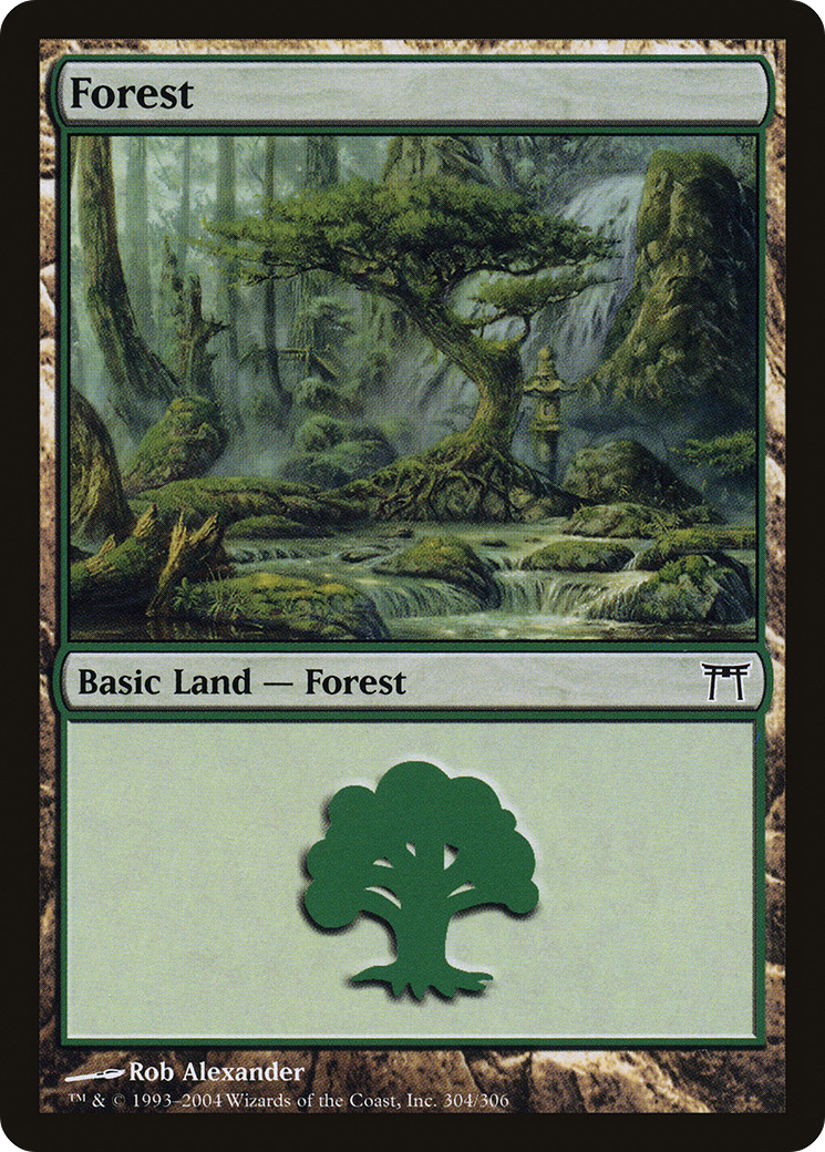 Forest (304) - Champions of Kamigawa