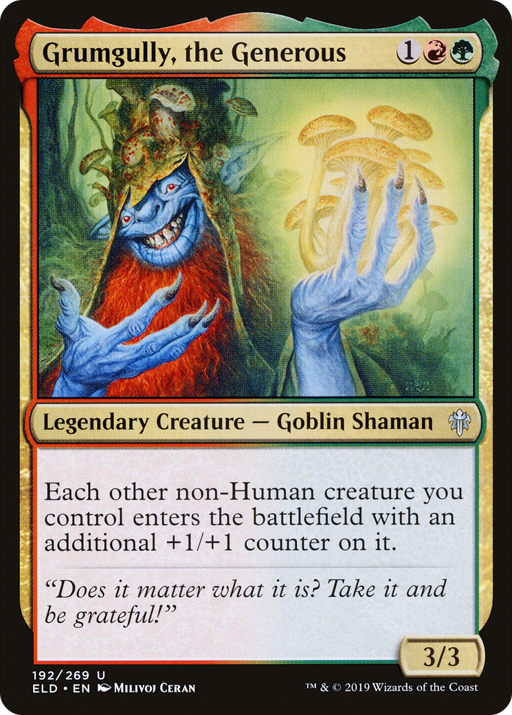 Grumgully, the Generous (192) Foil - Throne of Eldraine