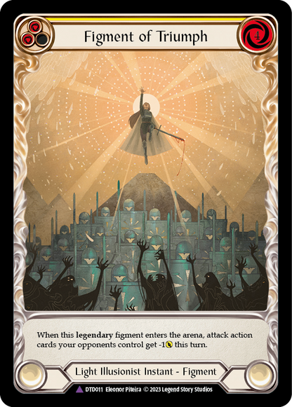 Figment of Triumph // Victoria, Archangel of Triumph (Marvel) (DTD011) Cold Foil - Dusk till Dawn
