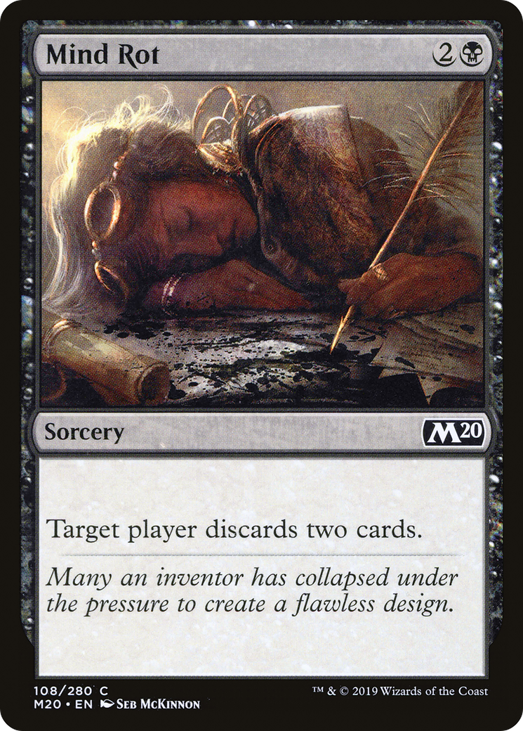 Mind Rot (108) Foil - Core Set 2020