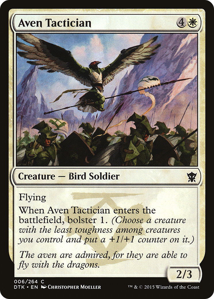 Aven Tactician (006) - Dragons of Tarkir