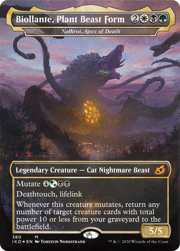Biollante, Plant Beast Form – Nethroi, Apex of Death (380) Foil - Ikoria: Lair of Behemoths