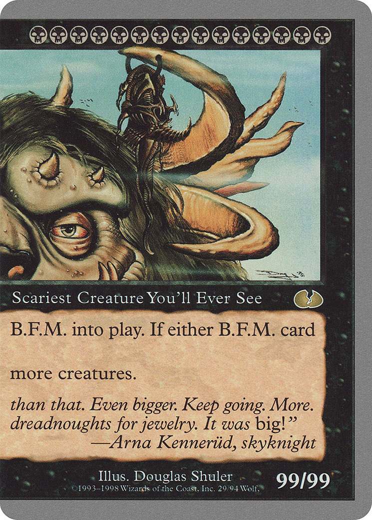 B.F.M. (Big Furry Monster) (029) - Unglued