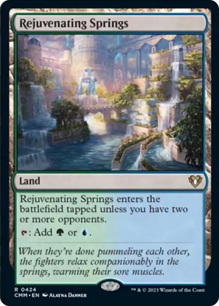 Rejuvenating Springs [Commander Masters] | Silver Goblin