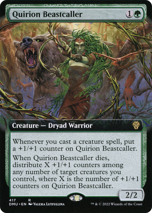 Quirion Beastcaller (Extended Art) [Dominaria United] Foil