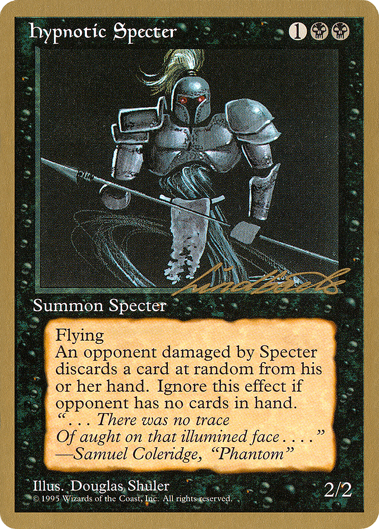 Hypnotic Specter - 1996 Leon Lindback (4ED) - Pro Tour Collector Set