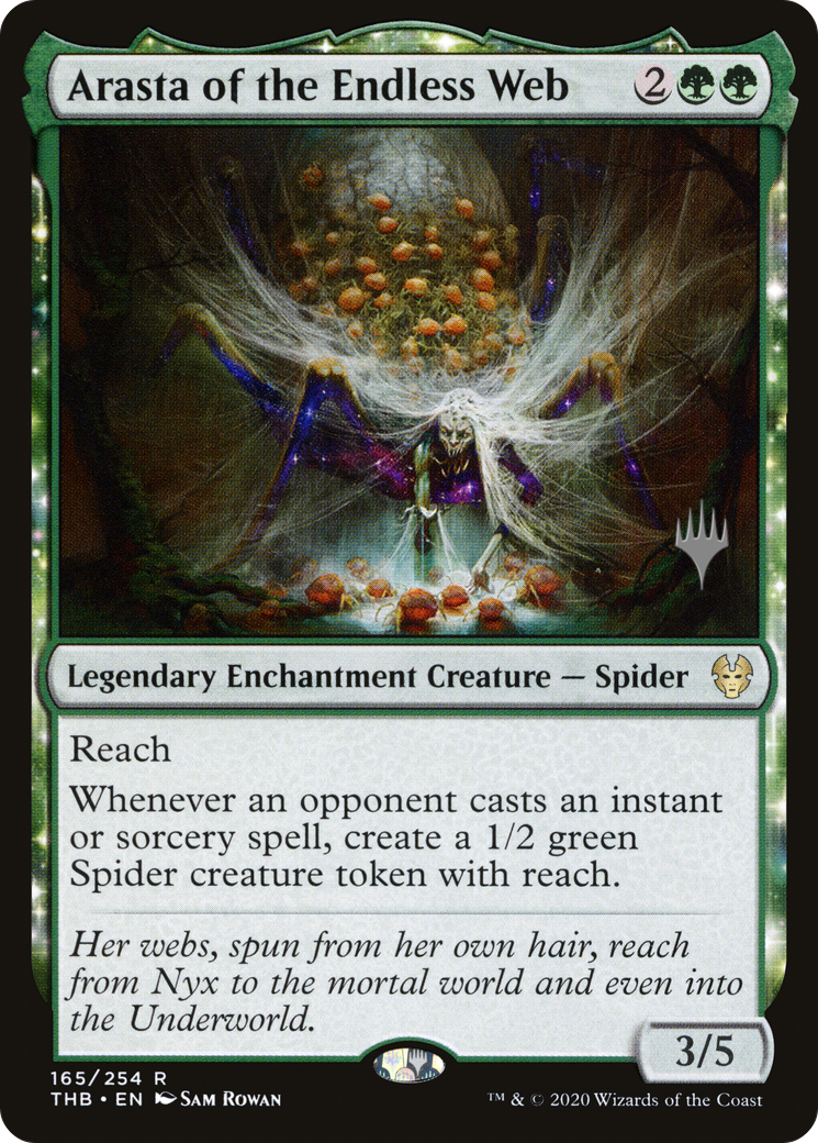 Arasta of the Endless Web (165p) Foil - Theros Beyond Death Promos