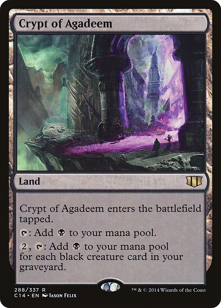 Crypt of Agadeem (288) - Commander 2014