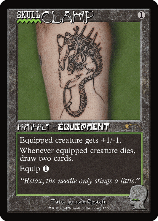 Skullclamp (Rainbow Foil) (1663) Foil - Secret Lair Drop Series