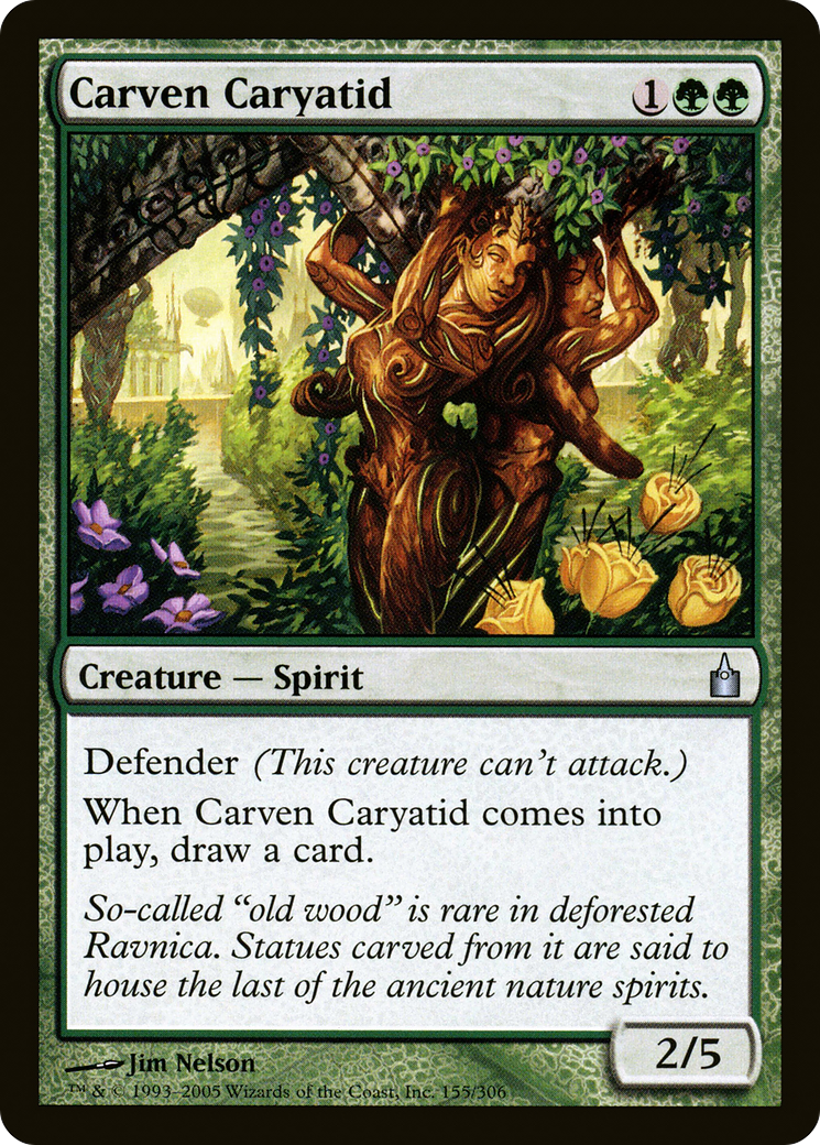 Carven Caryatid [Ravnica: City of Guilds] Foil