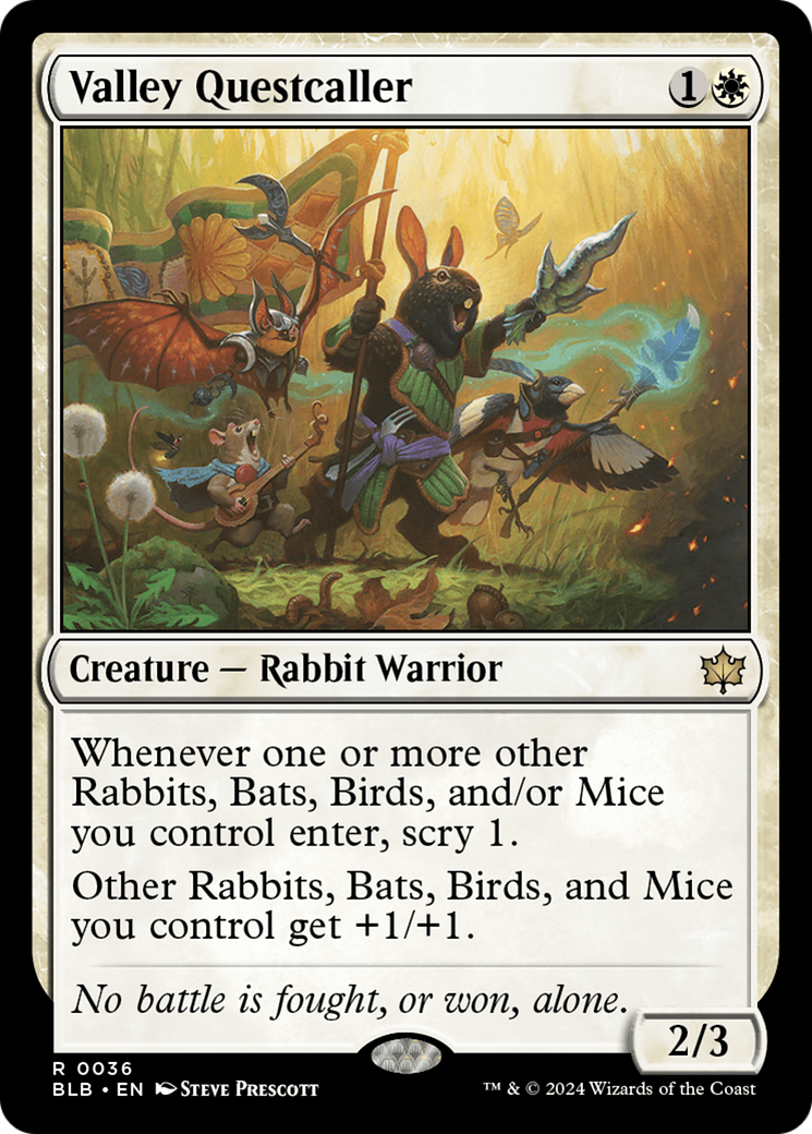 Valley Questcaller [Bloomburrow] Foil