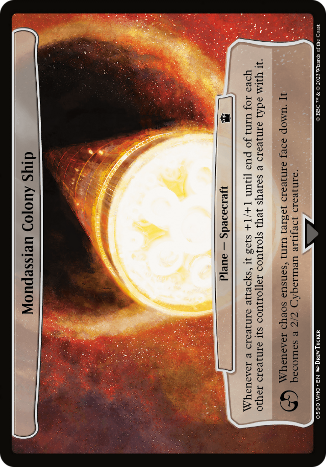 Mondassian Colony Ship (590) - Doctor Who