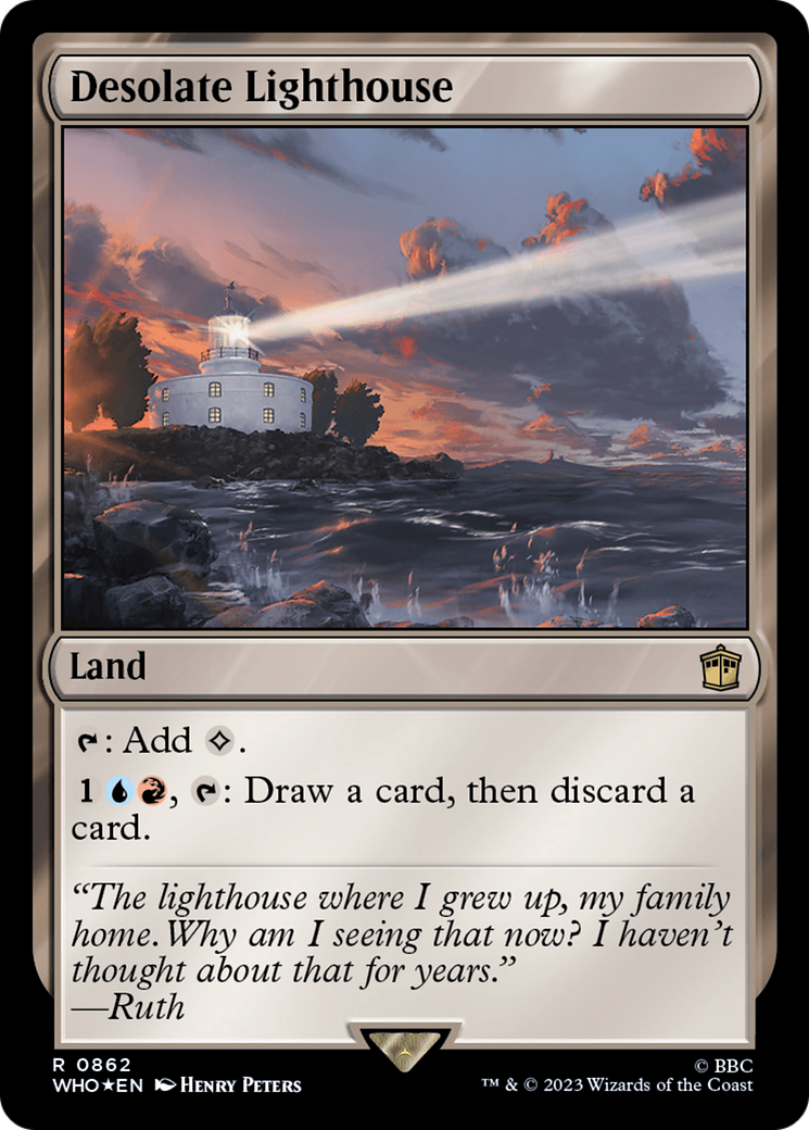 Desolate Lighthouse (Surge Foil) [Doctor Who] | Silver Goblin