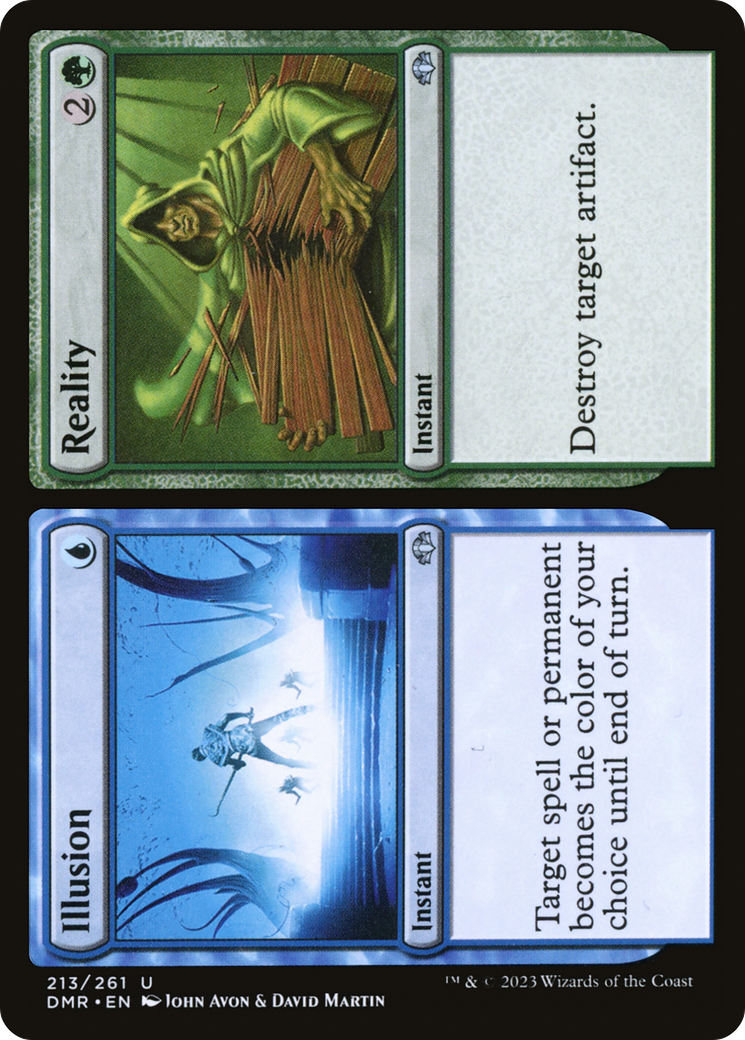Illusion // Reality [Dominaria Remastered] Foil