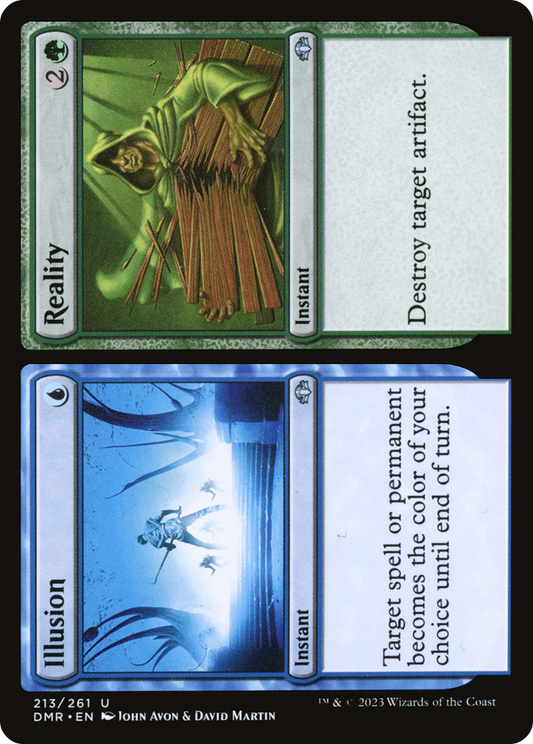 Illusion // Reality [Dominaria Remastered] Foil