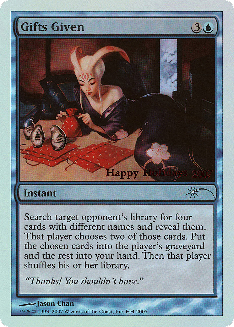 Gifts Given (2007) Foil - Happy Holidays