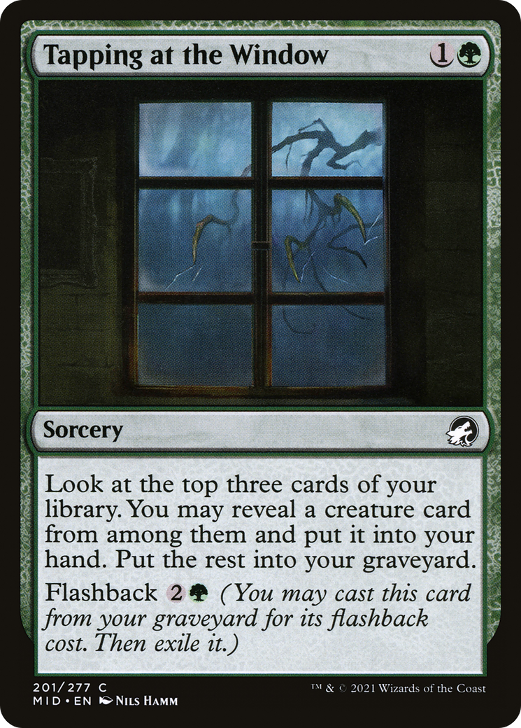 Tapping at the Window (201) Foil - Innistrad: Midnight Hunt