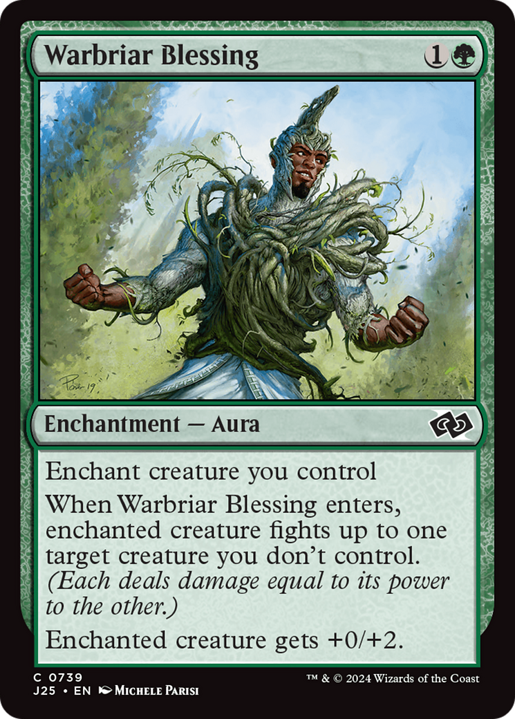 Warbriar Blessing [Foundations Jumpstart] | Silver Goblin