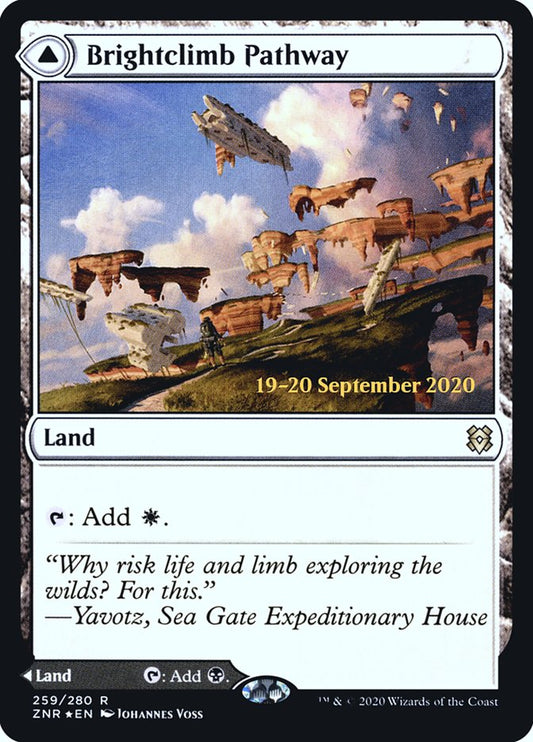 Brightclimb Pathway // Grimclimb Pathway (259s) Foil - Zendikar Rising Promos