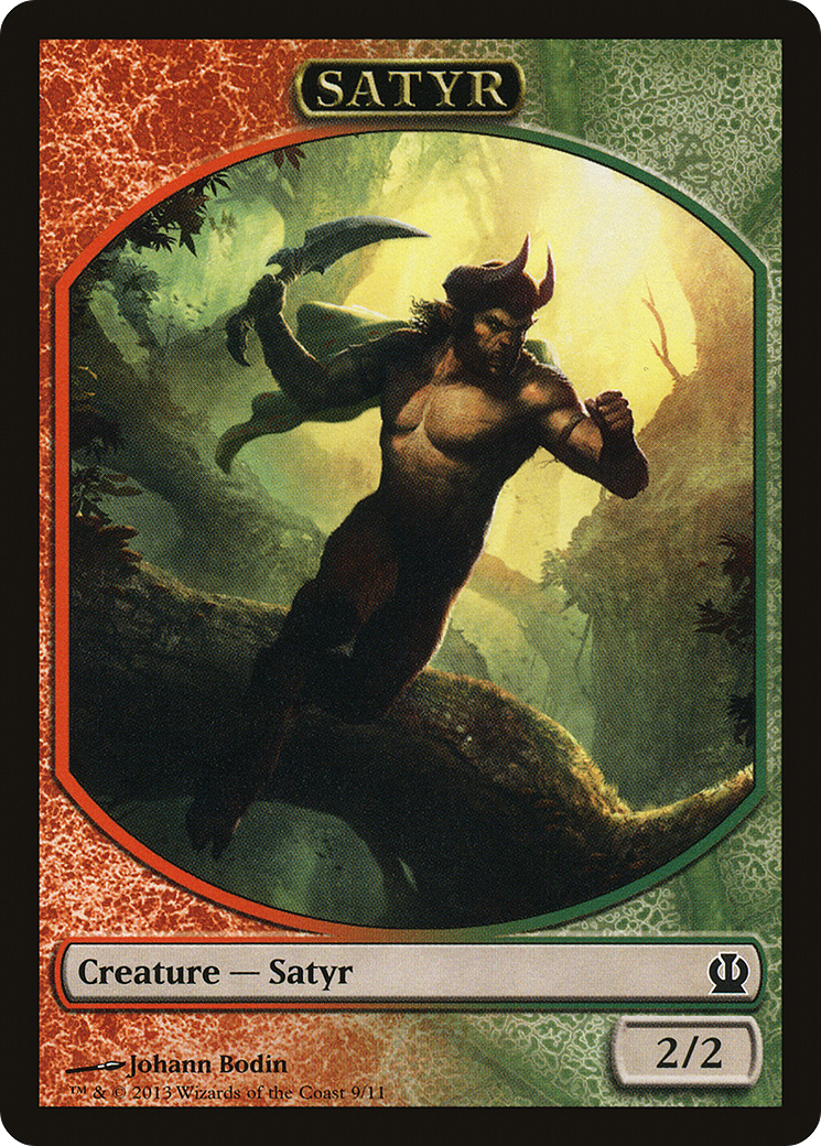 Satyr Token [Theros Tokens] | Silver Goblin