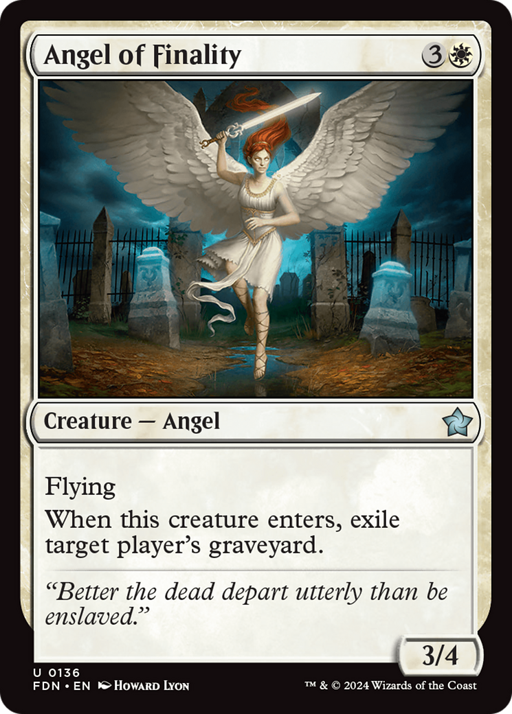 Angel of Finality (136) - Foundations