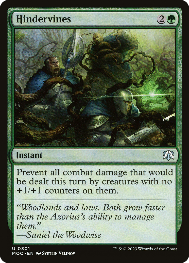 Hindervines (301) - March of the Machine Commander