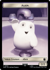 Alien // Alien Salamander Double-Sided Token [Doctor Who Tokens] | Silver Goblin