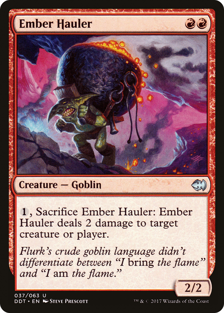 Ember Hauler [Duel Decks: Merfolk vs. Goblins] | Silver Goblin