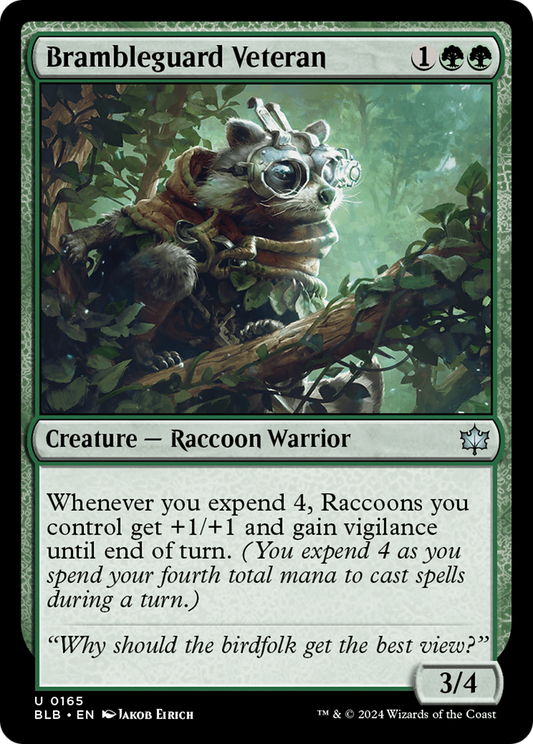 Brambleguard Veteran [Bloomburrow] Foil