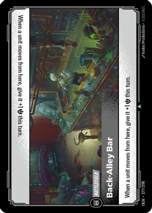 Back-Alley Bar (277) - Origins