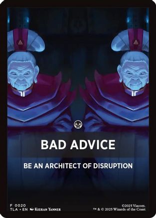 Bad Advice (Jumpstart Front Card) (020) - Avatar: The Last Airbender