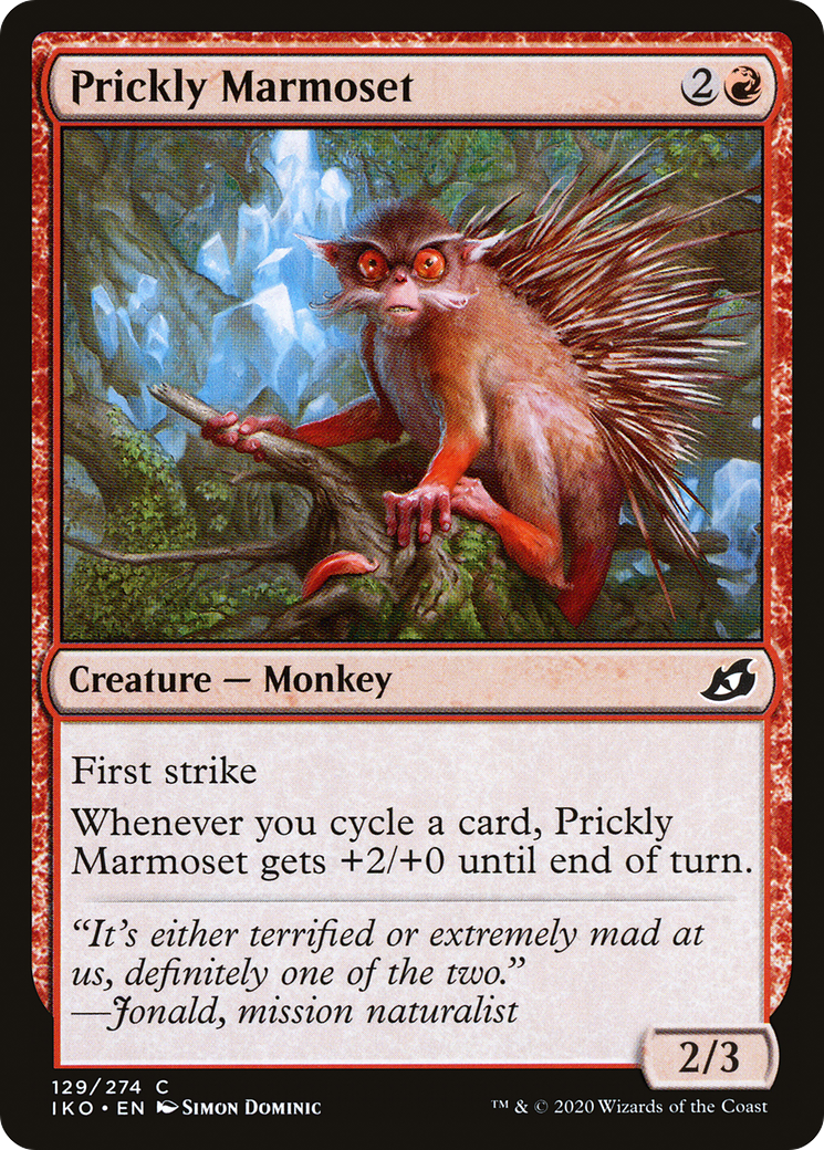 Prickly Marmoset (129) Foil - Ikoria: Lair of Behemoths