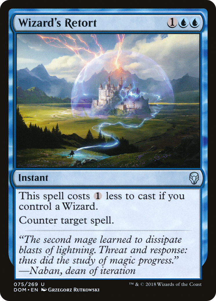 Wizard's Retort [Dominaria] Foil