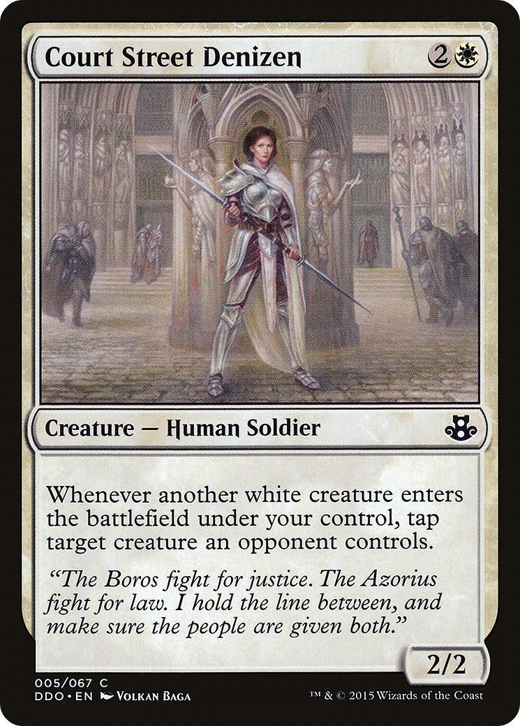 Court Street Denizen (005) - Duel Decks: Elspeth vs. Kiora