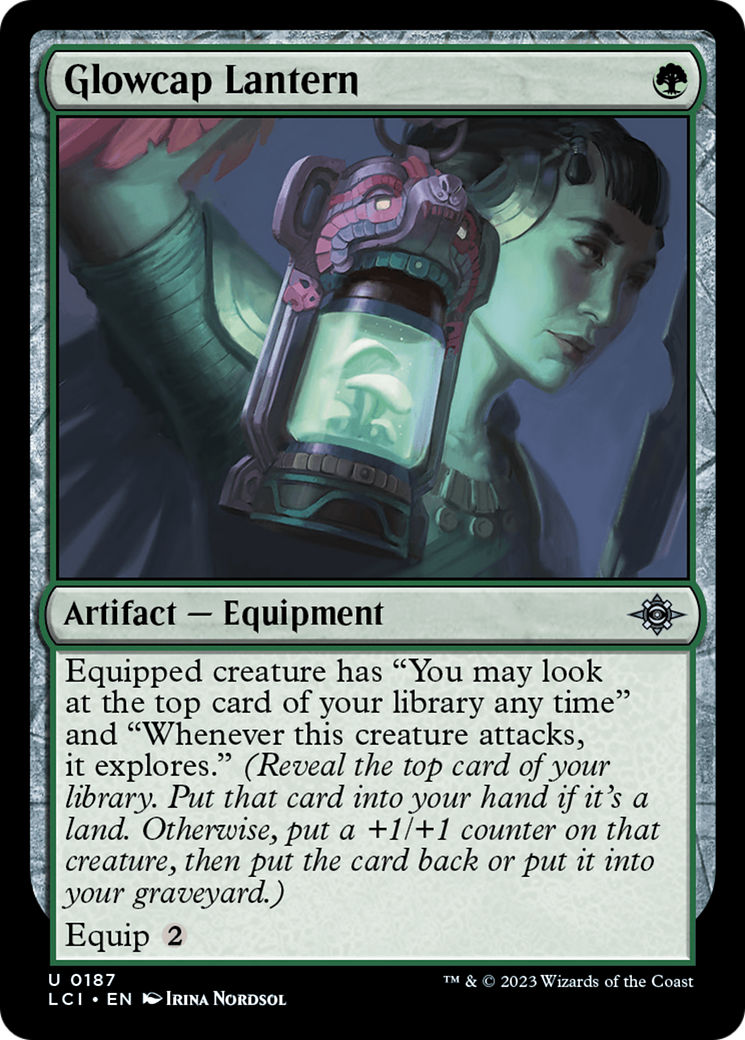 Glowcap Lantern (187) Foil - The Lost Caverns of Ixalan