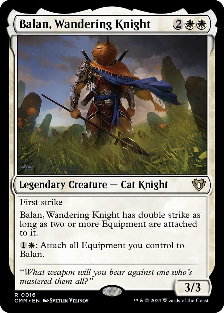 Balan, Wandering Knight (016) - Commander Masters