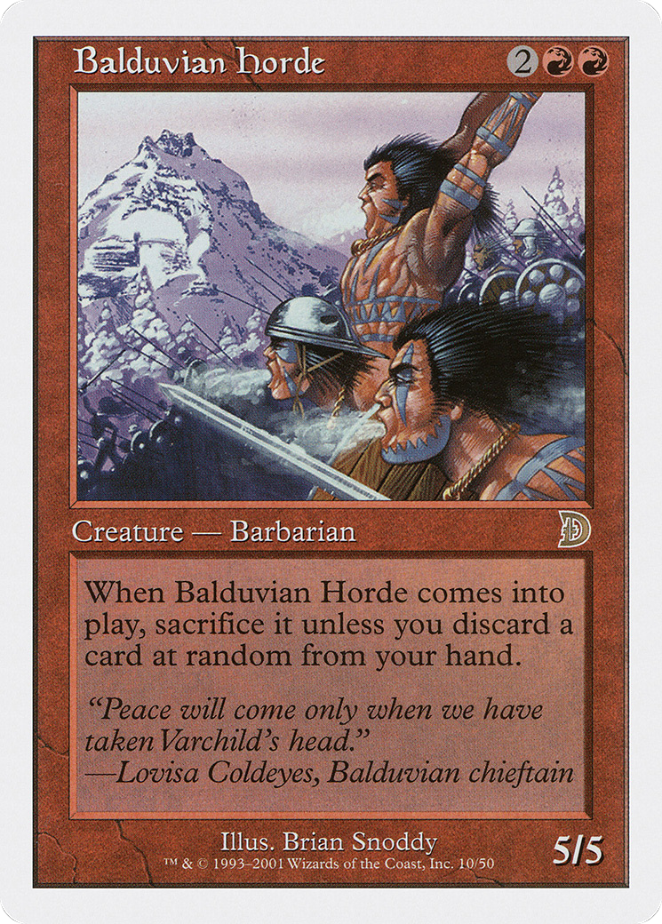 Balduvian Horde (010) - Deckmasters