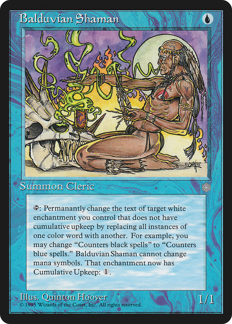 Balduvian Shaman - Ice Age