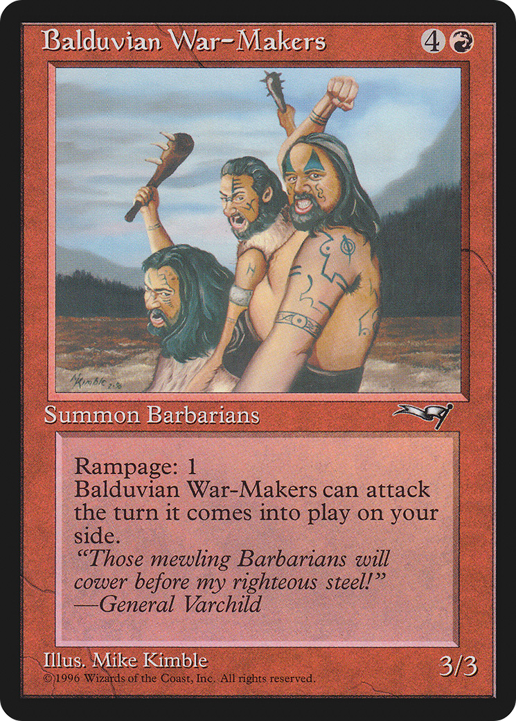 Balduvian War-Makers (a) - Alliances
