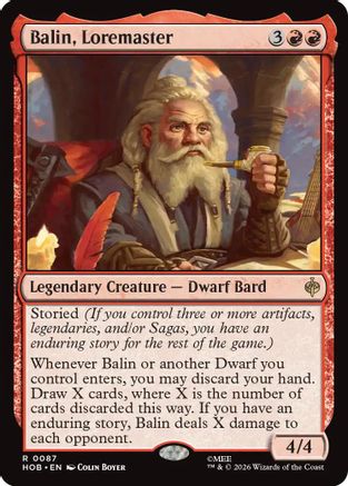 Balin, Loremaster (087) - The Hobbit