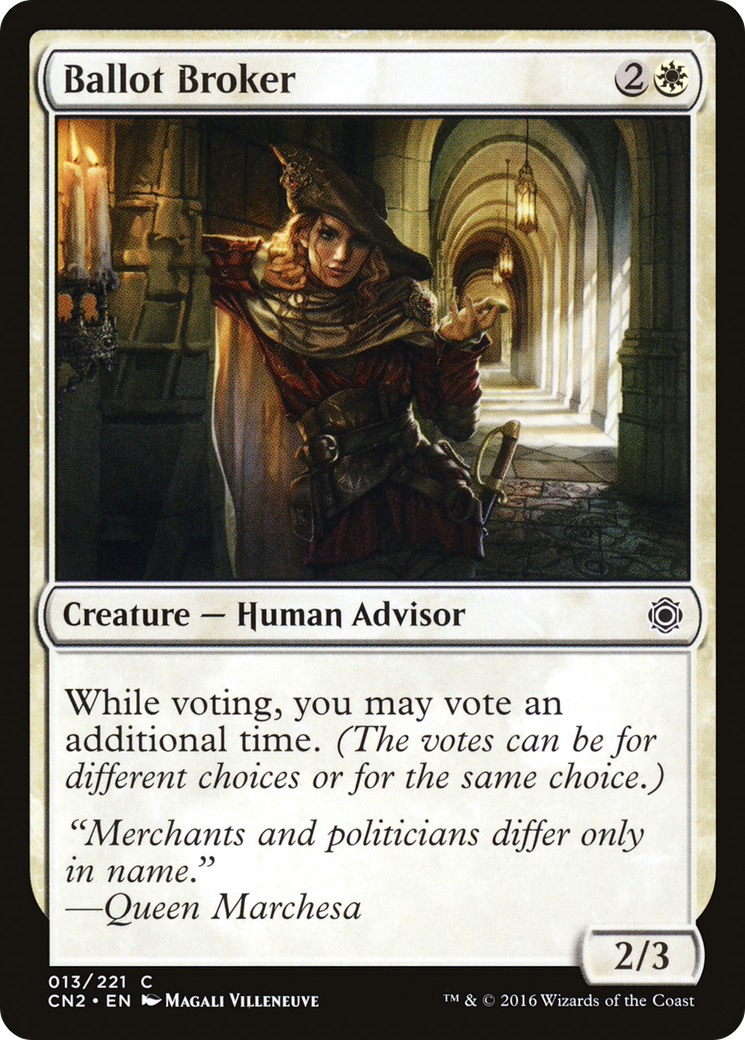 Ballot Broker (013) Foil - Conspiracy: Take the Crown