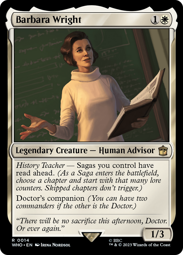 Barbara Wright (014) Foil - Doctor Who