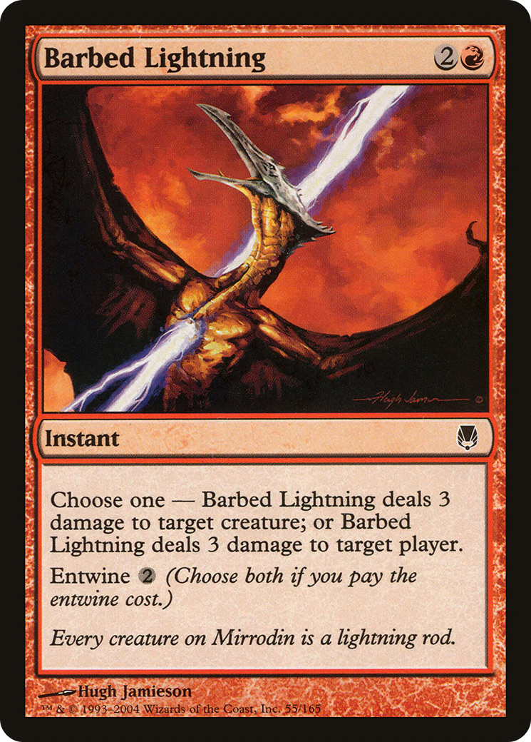 Barbed Lightning (055) - Darksteel