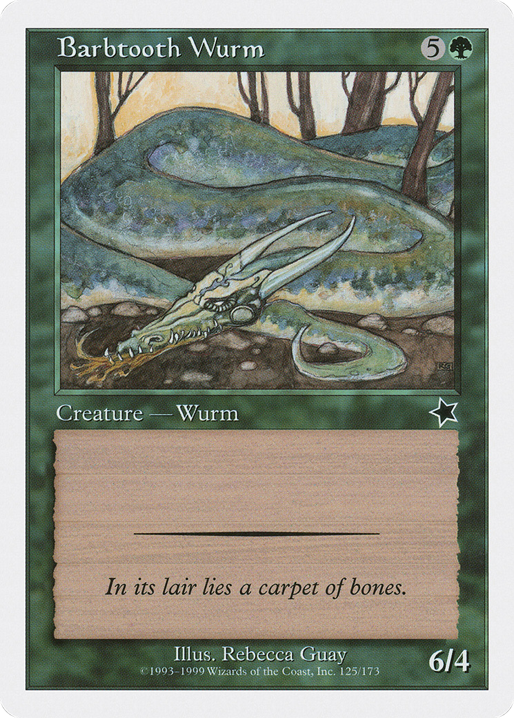 Barbtooth Wurm (125) - Starter 1999