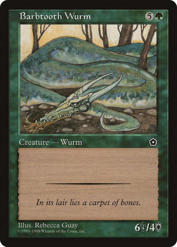 Barbtooth Wurm - Portal Second Age
