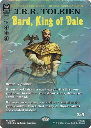 Bard, King of Dale (Book Cover) (280) Surge Foil - The Hobbit