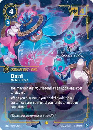 Bard – Mercurial (Signature) (228) Foil - Spiritforged