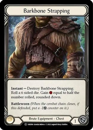 Barkbone Strapping (1HR004) - Blitz Deck: Historic Pack 1 - Rhinar